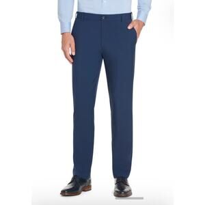 Van Heusen Slim Dress Pants Men’s 42x32 Navy NWT Stretch Work Office Wear